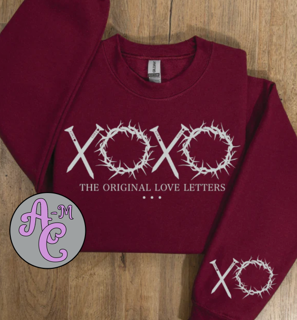 *PRE-MADE* XOXO The Original Love Letters Tee or Sweater